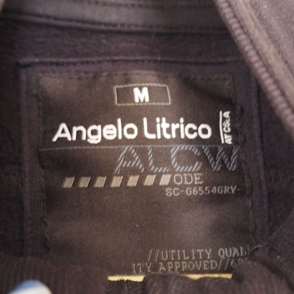 Angelo Litrico Black Moto Bomber Jacket Size M - Picture 3 of 7